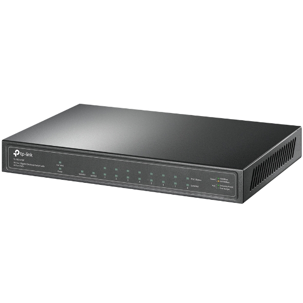 TP-Link TL-SG1210P 10-port Gigabit switch with 8 × PoE+ — 3