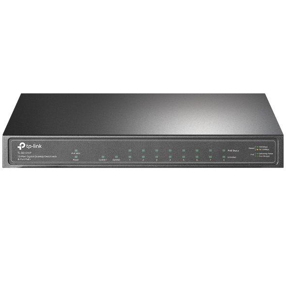 TP-Link TL-SG1210P 10-port Gigabit switch with 8 × PoE+