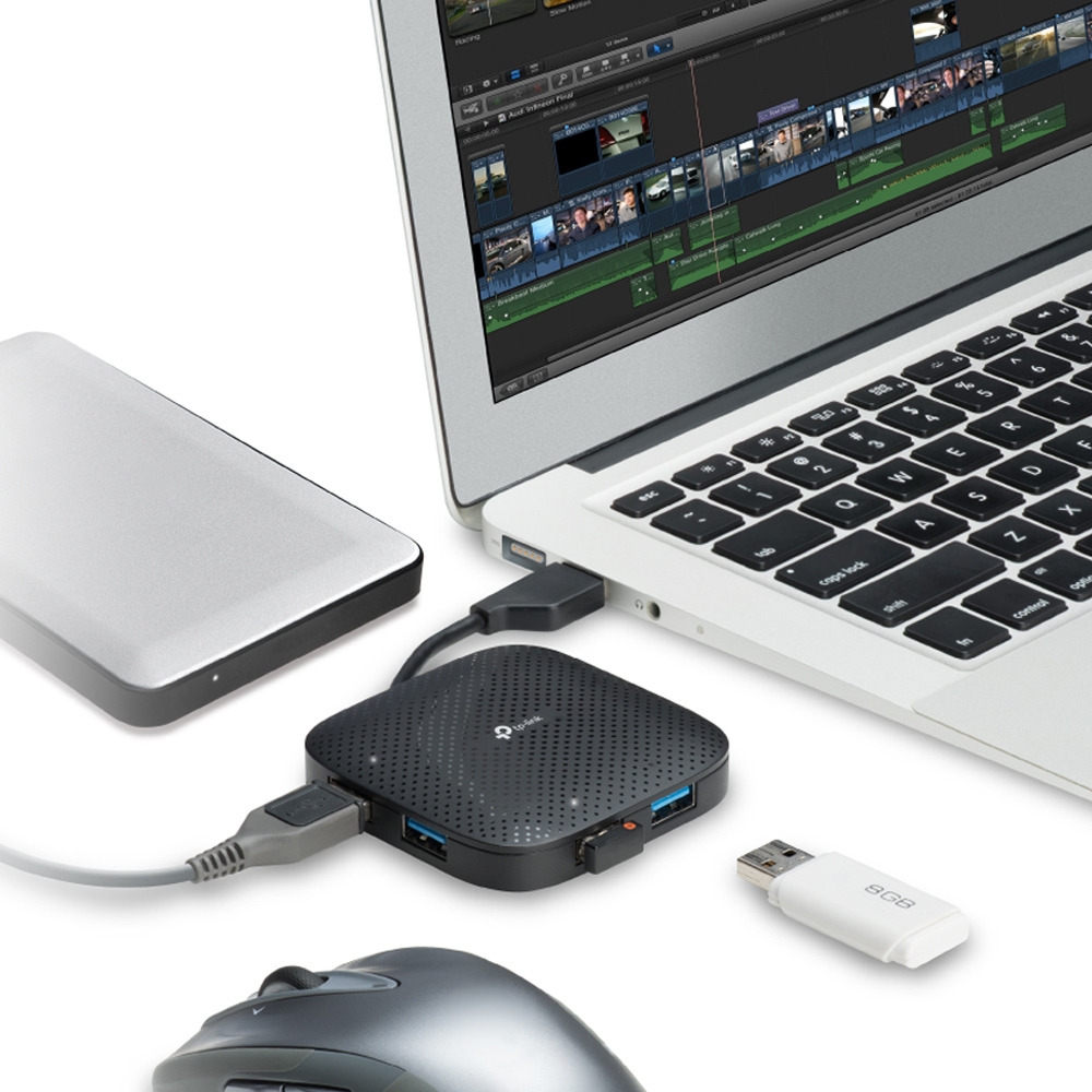 TP-Link UH400 4-port USB 3.0 hub — 3