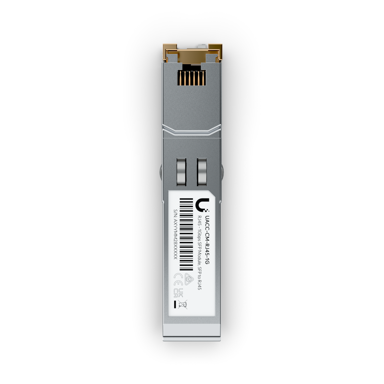 Ubiquiti UACC-CM-RJ45-1G — 1G SFP-to-RJ45 copper module — 2