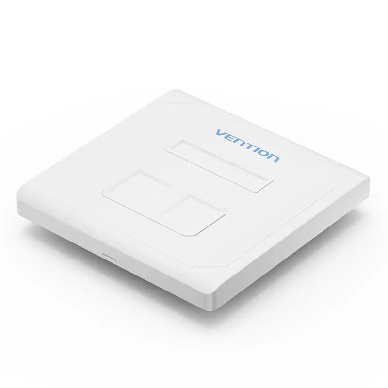 Vention IFEW0 — 2-port Keystone wall plate