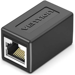 Vention IPVB0-5 — Cat6 FTP RJ45 միացնող ադապտեր, սև, 5 հատ