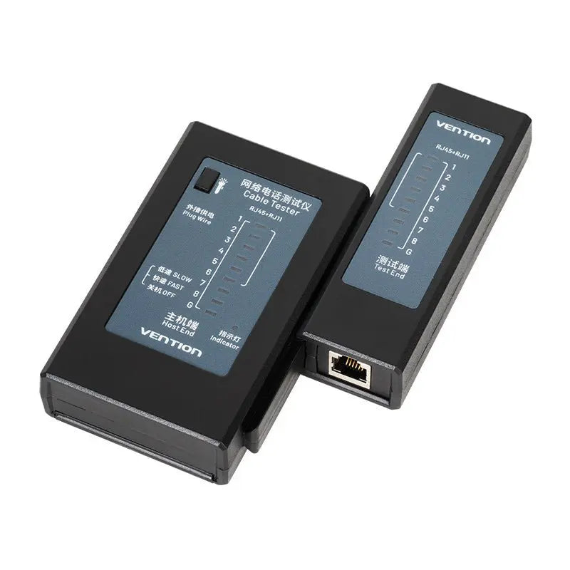 Vention KEFB0 — RJ45 / RJ11 ցանցային մալուխի թեստեր, սև