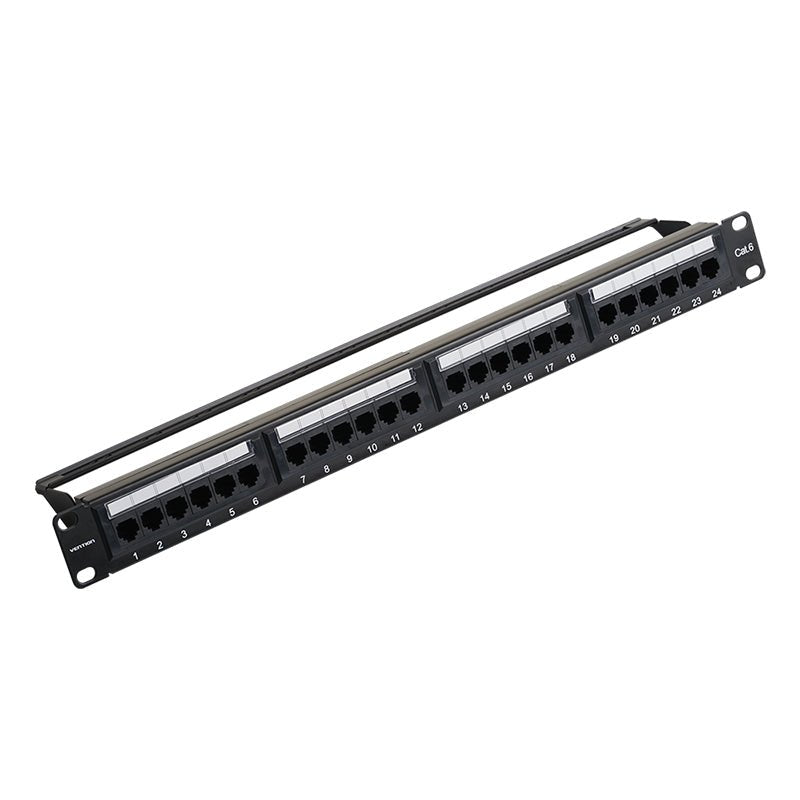 Vention KGCB0 — Cat6 UTP patch panel 24 × RJ45