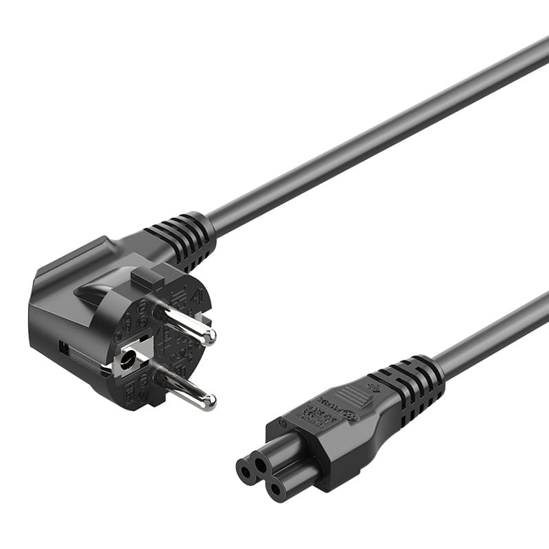 Vention Power Cord C5 EU Plug 3-Prong 1.8M ZCKBAC for Laptop — 3