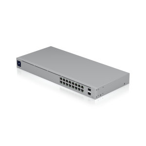 Ubiquiti USW-16-PoE՝ առջևից անկյունային տեսք
