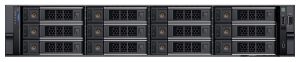 Dell PowerEdge R760xs սերվերի առջևի տեսքը՝ 12 հատ 3,5 դյույմանոց կուտակիչի տեղերով
