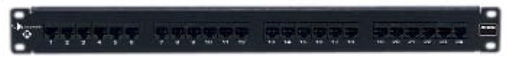 Siemon HD6-24 Cat6 UTP 24-Port 1U Patch Panel