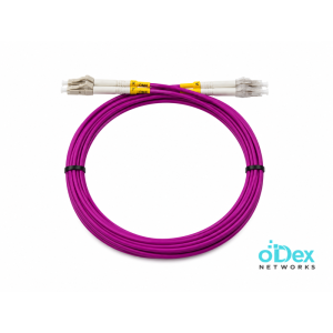 oDex LC-LC OM4 duplex fiber cable