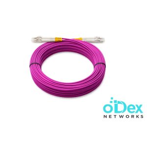 oDex LC-LC OM4 duplex fiber patch cord