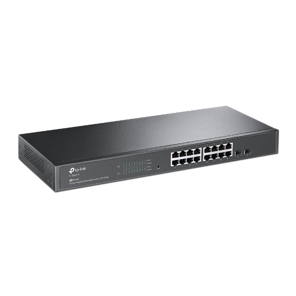 TP-Link TL-SG2218 managed switch 16 × Gigabit RJ45 and 2 × SFP — 2