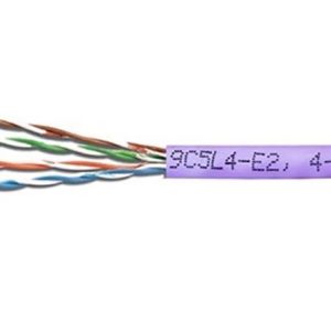 Siemon 9C5L4-E2 մանուշակագույն Cat5e UTP մալուխը՝ մոդելի մակնշմամբ