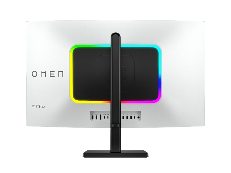 HP 9R181AA 24C2-OMEN-TRANSCEND-32-OLED-Gaming-Monitor-AmazingWhite-CoreSet-Rear